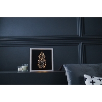 Световая картина-ночник "Ананас" LED USB от батареек 3хАА белый 24,5х24,5х3,5 см RISALUX Световая картина-ночник "Ананас" LED USB от батареек 3хАА белый 24,5х24,5х3,5 см RISALUX