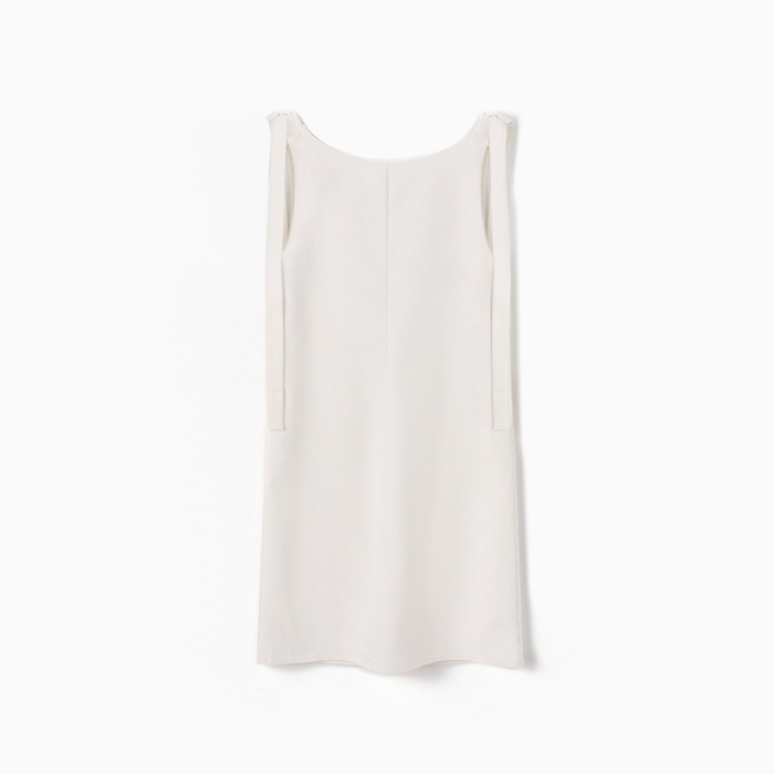 Платье женское MINAKU: Jeans Collection цвет молочный, размер 44 Платье женское MINAKU: Jeans Collection цвет молочный, размер 44