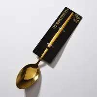 Ложка столовая из нержавеющей стали Magistro &laquo;Блинк&raquo;, длина 22 см, цвет золотой