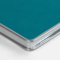 Ежедневник Metal Frame на заказ, датированный, бирюзовый
