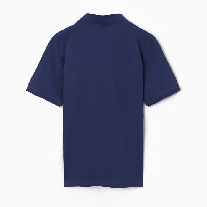 Футболка мужская поло, цвет индиго, размер 52