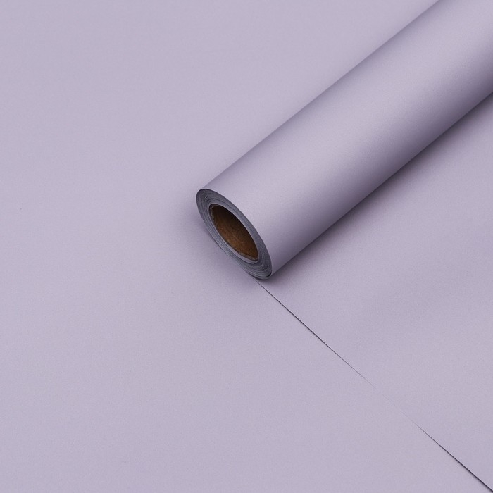 Пленка матовая, 65 микрон, лиловый, 57см*10м Пленка матовая, 65 микрон, лиловый, 57см*10м