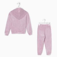Костюм детский (толстовка, брюки) KAFTAN "Basic line" размер 32 (110-116см), лиловый Костюм детский (толстовка, брюки) KAFTAN "Basic line" размер 32 (110-116см), лиловый
