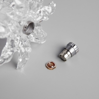 Ёлочная игрушка &laquo;Хрустальная ёлочка&raquo; 12 см, от батареек, свечение мульти (RGB)