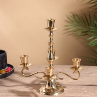 Подсвечник на 5 свечей, латунь 20х20х23 см
