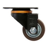 Колесо мебельное CAPPIO d=62,на площадке,поворотное, покрытие TPR Колесо мебельное CAPPIO d=62,на площадке,поворотное, покрытие TPR