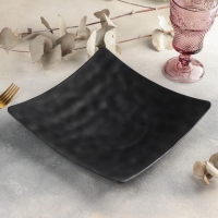 Блюдо &laquo;Чёрный Восток&raquo;, 25&times;25&times;5 см, цвет чёрный