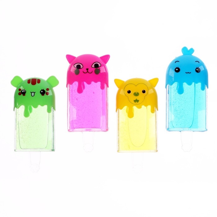 Лизун - слайм &laquo;Эскимо&raquo;, цвета МИКС