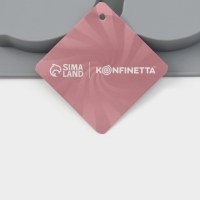 Форма для выпечки и муссовых десертов KONFINETTA &laquo;Лимон&raquo;, силикон, 8 ячеек (5,2&times;4,2 см) 30&times;17,4&times;2,3 см, серая