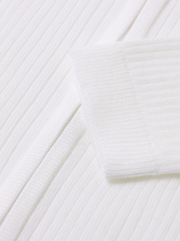 Костюм детский вязаный (кофта и брюки) MINAKU, цвет белый, рост 122 см