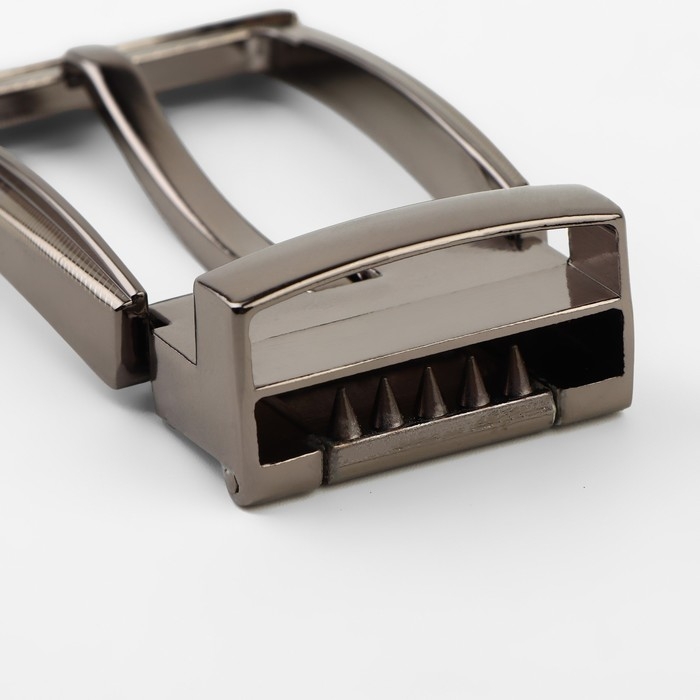 Пряжка для ремня, 6,2 &times; 4 см, 27 мм, цвет чёрный никель