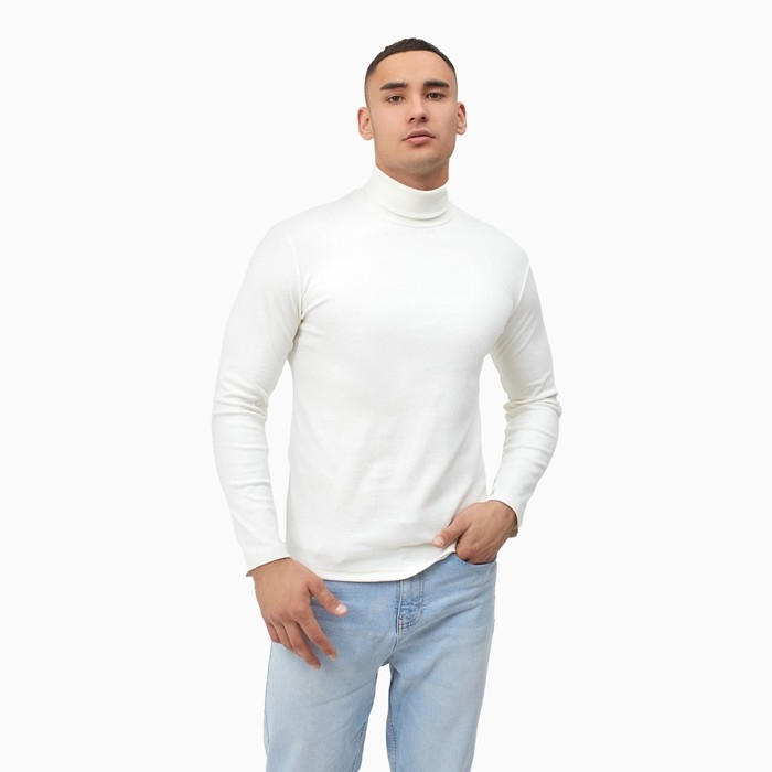 Водолазка мужская MINAKU: Basic line MAN цвет экрю, размер 56 Водолазка мужская MINAKU: Basic line MAN цвет экрю, размер 56