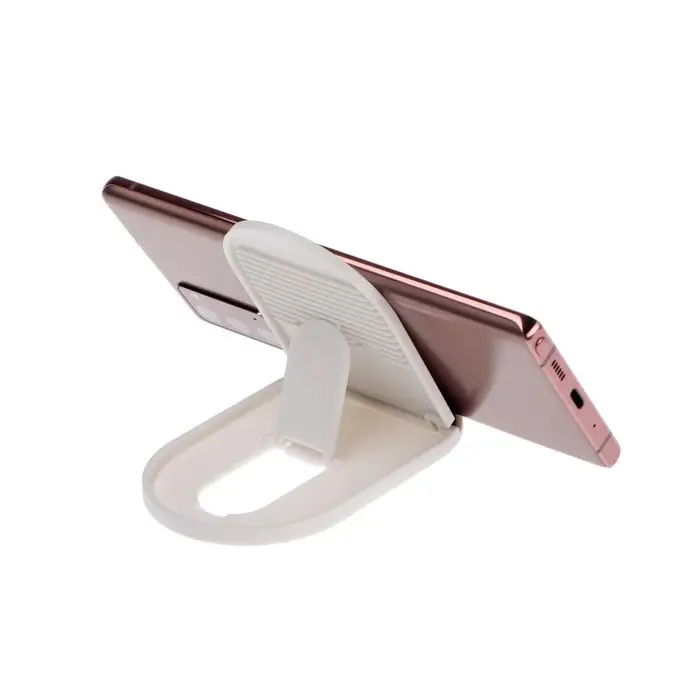 Подставка для телефона Luazon, складная, регулируемая высота, резиновая вставка, белая