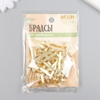 Брадсы для творчества металл "Золотые" набор 50 шт 2,5 см Брадсы для творчества металл "Золотые" набор 50 шт 2,5 см