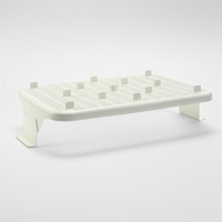 Туалет с сеткой, 44х33х11,5 см, бежевый/белый