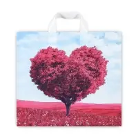 Пакет "В облаках", полиэтиленовый с петлевой ручкой, 37 х 34 см, 70 мкм