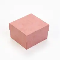 Коробка для часов, цвет розовая, вставка белая 9х8,5х5