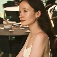 Серьги пластик &laquo;Мятые&raquo; кольца, цвет золото