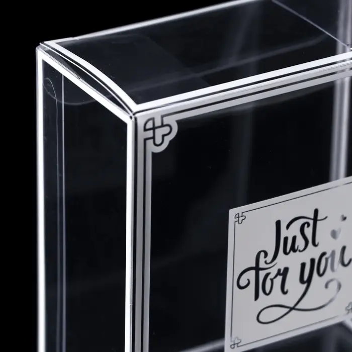 Складная прозрачная коробка из PVC, для упаковки подарков, 8&times;4&times;9 см