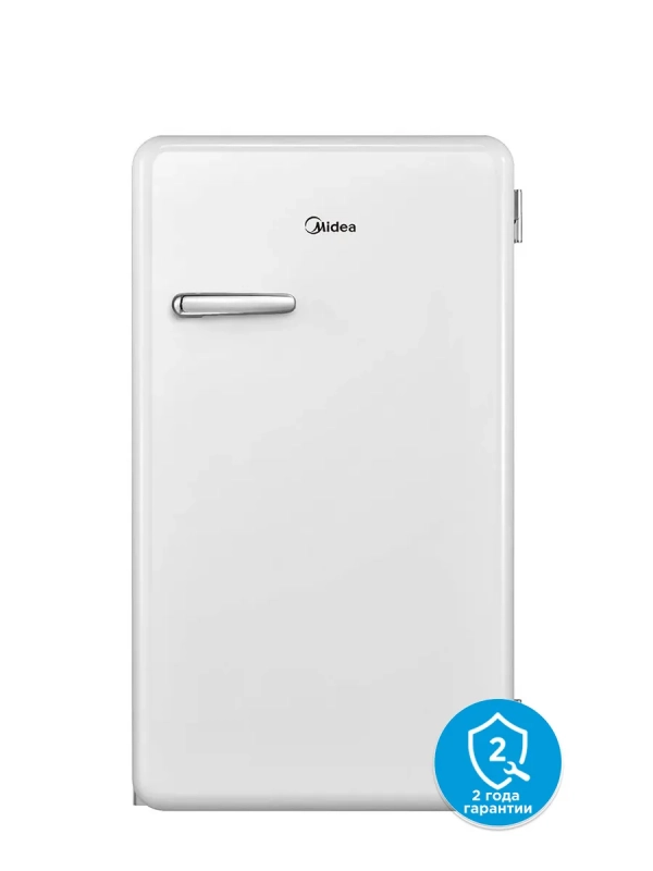 Холодильник MDRD142SLF01, белый, однокамерный, 93 л, ретро