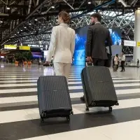 Чемодан Santiago L, темно-синий