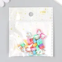 Бусины для творчества PVC "Радуга и облако" набор 25 шт 0,5х0,8х1,2 см