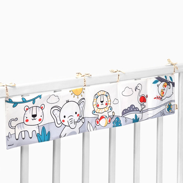 Бортик на кроватку &laquo;Baby time&raquo; 14х70 см, Крошка Я
