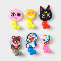 Держатель для зубной щётки детский &laquo;Весёлые зверюшки&raquo;, на присоске, дизайн МИКС