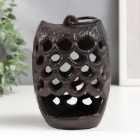 Подсвечник чугун на 1 свечу "Филин" с кольцом 12х8х8 см Подсвечник чугун на 1 свечу "Филин" с кольцом 12х8х8 см