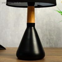 Лампа настольная 320612/1 E14 40Вт черный 16х16х35 см RISALUX Лампа настольная 320612/1 E14 40Вт черный 16х16х35 см RISALUX