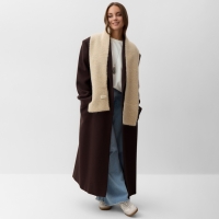 Шарф женский MIST, бежевый, 16*160&plusmn;5 см