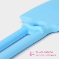 Лопатка Доляна &laquo;Дуэт&raquo;, 27,5&times;5,5&times;1 см, цвет голубой