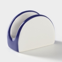 Салфетница Доляна &laquo;Емеля&raquo;, 9,5&times;7&times;4,3 см, цвет белый