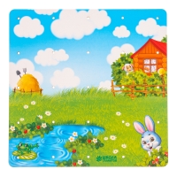 Настольная игра. Геоборд с доп. элементами &laquo;Полянка&raquo; 20х20 см