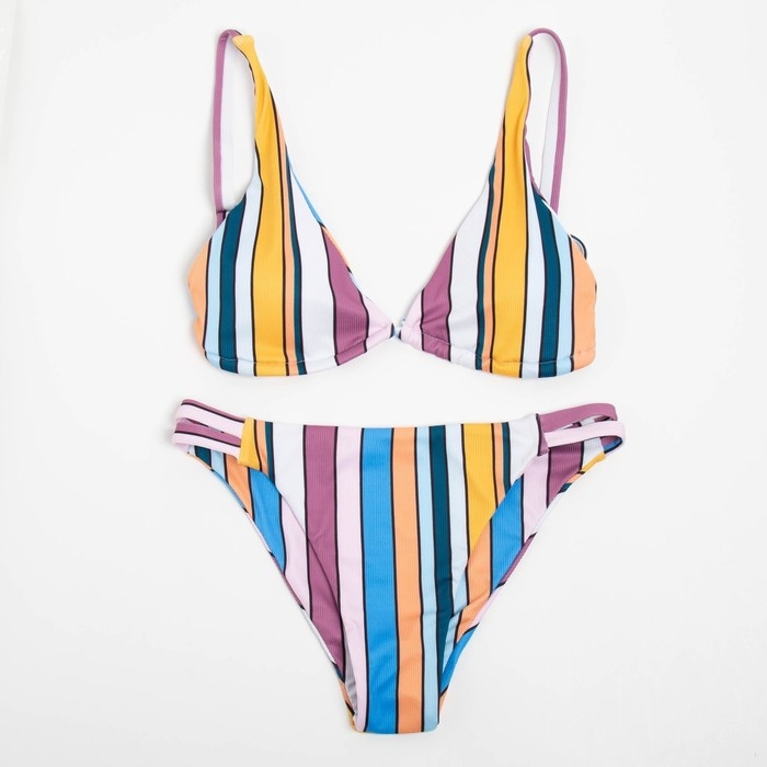 Купальник женский раздельный MINAKU в полоску, размер 46 Купальник женский раздельный MINAKU в полоску, размер 46