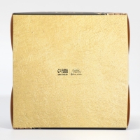 Коробка для капкейка &laquo;Чёрно-золотой&raquo;, 16 х 16 х 10 см, Новый год