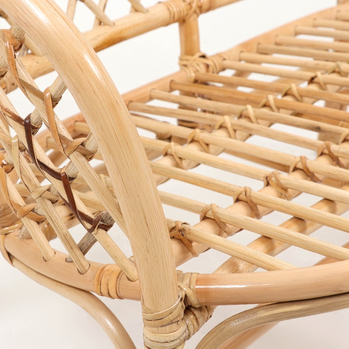 Набор садовой мебели Набор садовой мебели "Bagama": 2 кресла, 1 диван, 1 стол, ротанг светлый, подушки бежевые