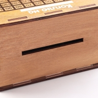 Копилка новогодняя "Выращиваю капитал!" символ года, дерево, 14 х 14 х 8 см Копилка новогодняя "Выращиваю капитал!" символ года, дерево, 14 х 14 х 8 см