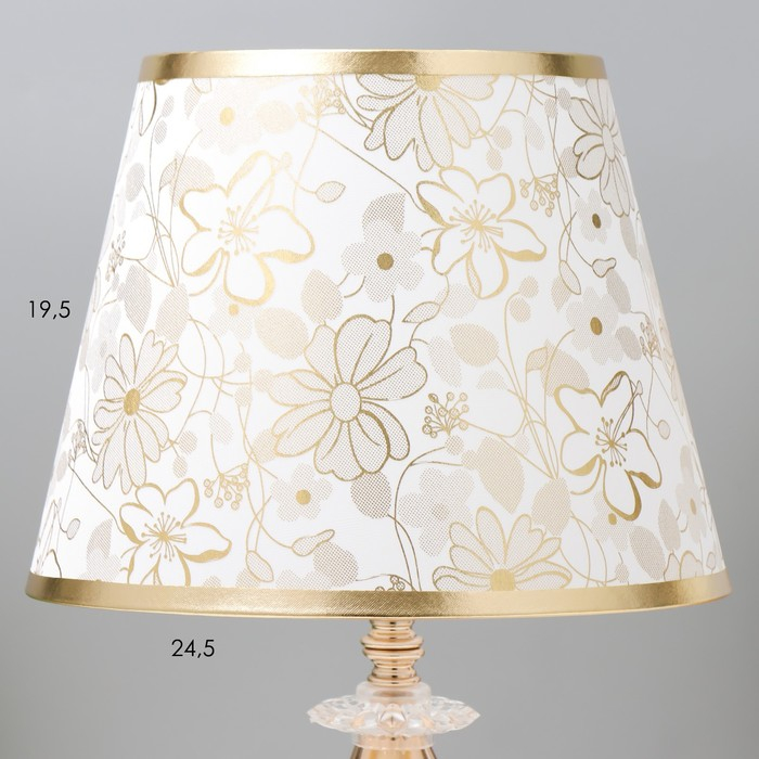 Лампа настольная "Мурайя" E27 40W низ с подсветкой 24х24х40,5 см