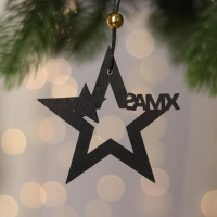 Новогодняя подвеска &laquo;Звёздочка&raquo; 8,5 &times; 8,5 см