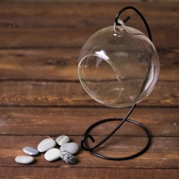 Флорариум &laquo;Сфера&raquo;, на подвесе, d отверстия 6 см, 23&times;13&times;11 см