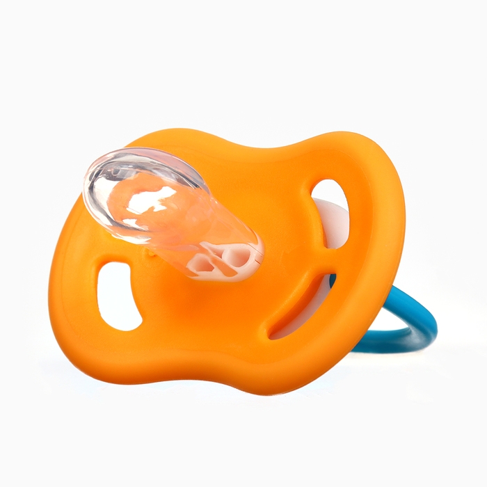 Набор: Соска - пустышка с держателем &laquo;Черепаха&raquo;, анатомическая +6 мес, цвет желтый