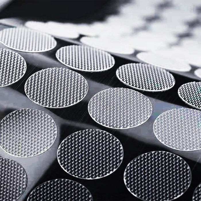 Липучка на клеевой основе &laquo;Круг прозрачный&raquo;, набор 55 шт., размер 1 шт. &mdash; 1,5 см