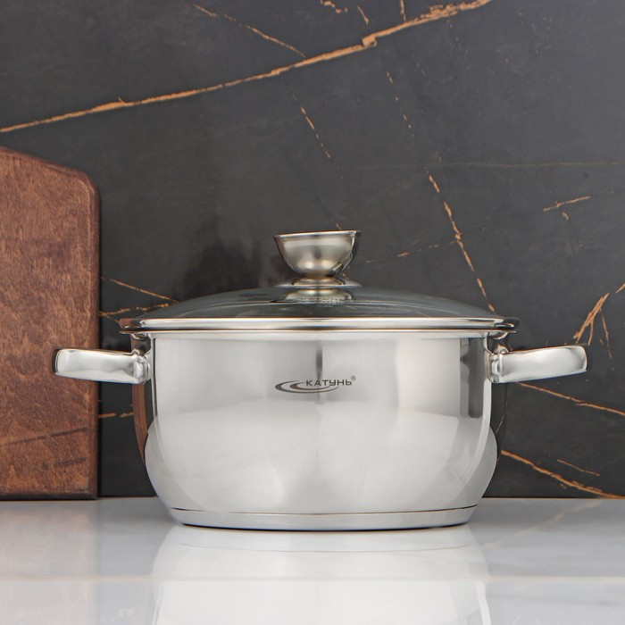 Кастрюля &laquo;Антея&raquo;, 4 л, d=22 см, капсульное дно, индукция