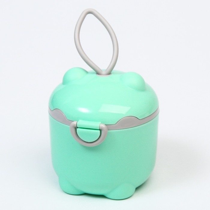 Контейнер для детского питания Мишка 2, 250 мл, цвет бирюзовый Контейнер для детского питания Мишка 2, 250 мл, цвет бирюзовый