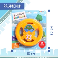 Музыкальный руль «Маленький гонщик», для мальчика, МИКС Музыкальный руль «Маленький гонщик», для мальчика, МИКС