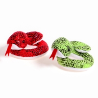 Новый год. Мягкая игрушка в шоубоксе &laquo;Змея&raquo;