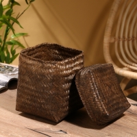 Корзинка плетеная "Рино" 15х15х18 см