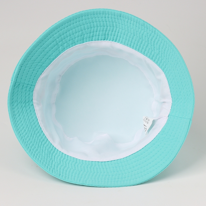 Панама детская для девочки &laquo;Ракетки&raquo;, цвет бирюзовый, р-р 54