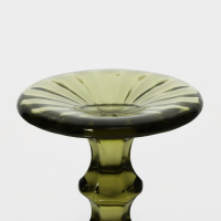 Набор бокалов из стекла для шампанского Magistro &laquo;Ла-Манш&raquo;, 160 мл, 7&times;20 см, 2 шт, цвет зелёный